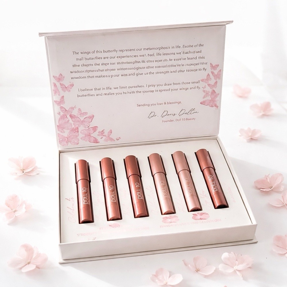 Doll 10 Shades of Possibilities Lip Collection Set – Peptide Plump & pH Adaptive - Picture 4 of 5